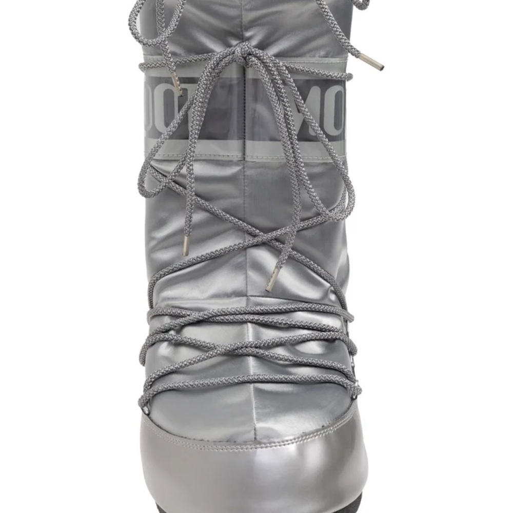 Moon Boot Women's Metallic Gray Winter Boots